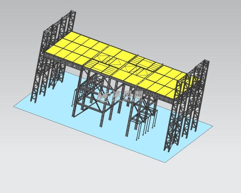 钢结构设计四角舞台桁架